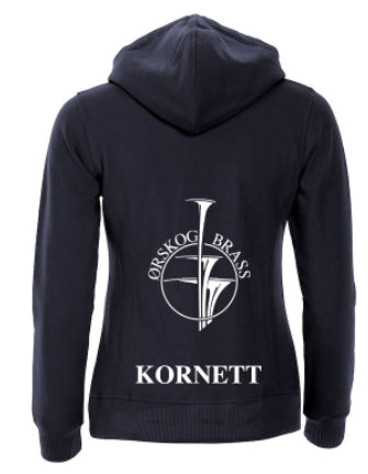 Hettejakke Classic Dame Ørskog Brass - Sponsorlogo på begge armer