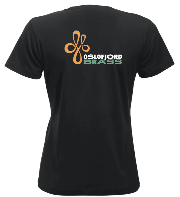 T-skjorte Dame Oslofjord Brass