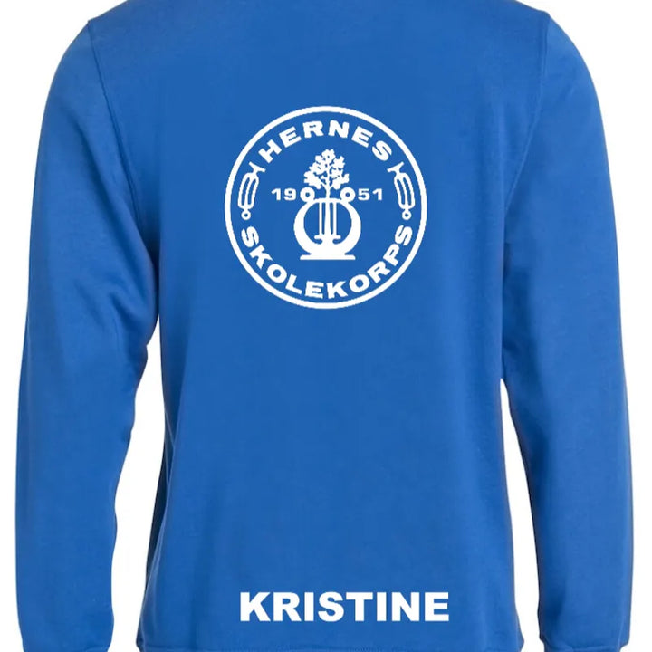 Rundhalset Genser Unisex Hernes Skolekorps – bilde 1