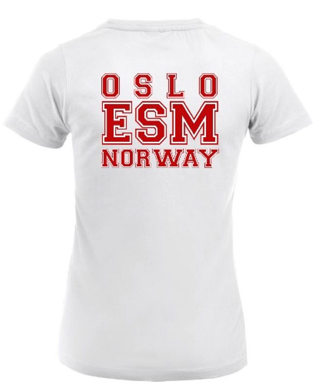 T-skjorte Arden V for damer Ekeberg Skoles Musikkorps – bilde 4
