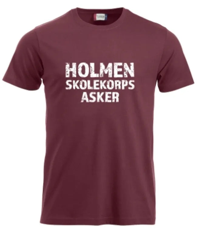 T-skjorte Herre Holmen Skolekorps forside