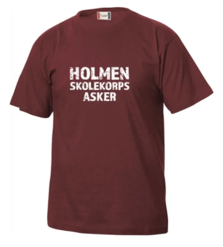 T-skjorte Junior Holmen Skolekorps forside