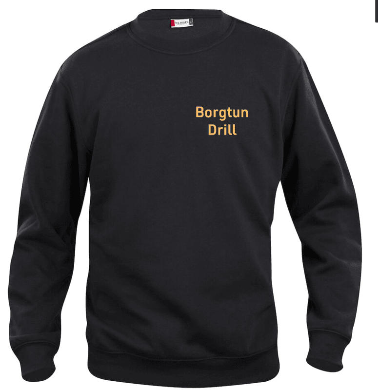 Rundhalset Genser Drill Unisex Borgtun Musikkorps 