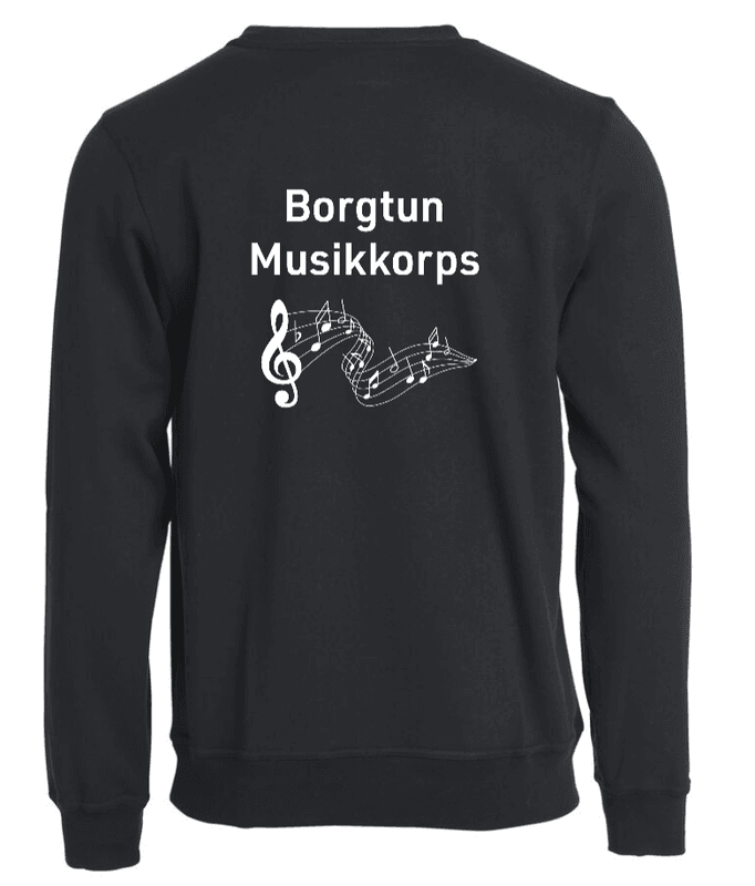 Rundhalset Genser Unisex Borgtun Musikkorps