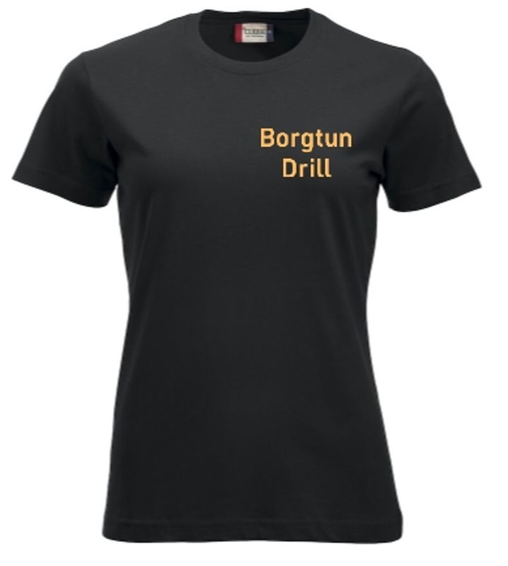 T-skjorte Dame standard Borgtun Drill