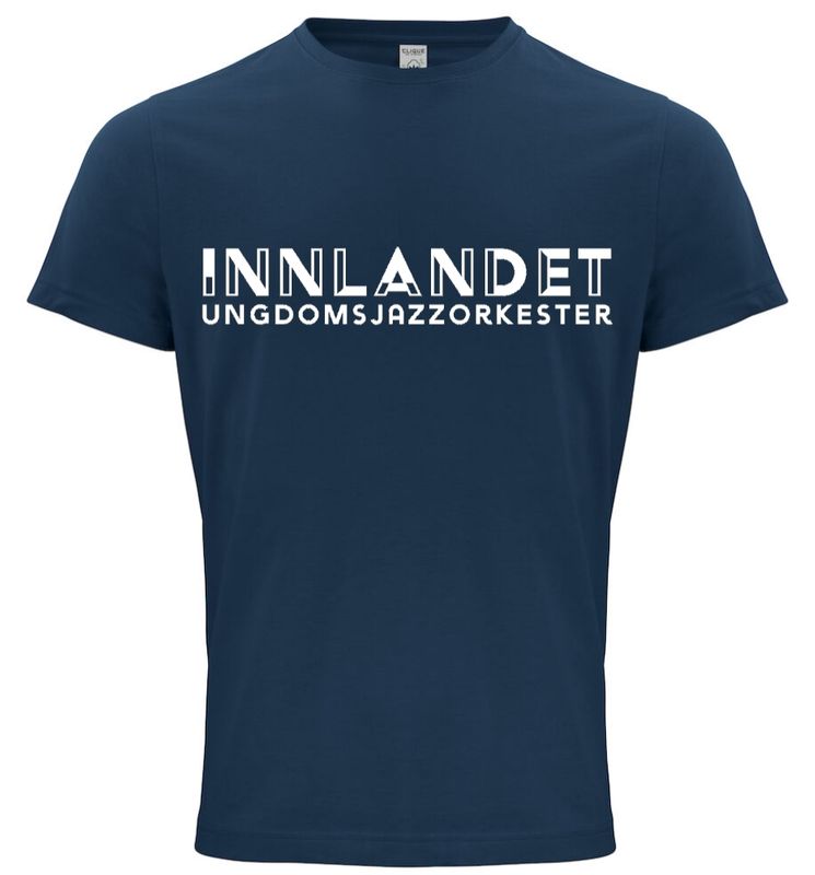 T-skjorte Herre Økologisk Innlandet Ungdomsjazzorkester