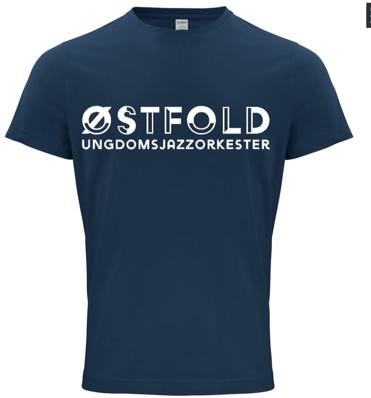 T-Skjorte Herre Økologisk Østfold Ungdomsjazzorkester