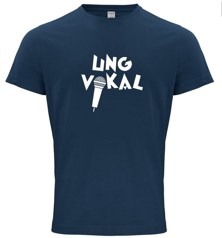 T-skjorte Herre Økologisk Ung Vokal Østnorsk Jazzsenter