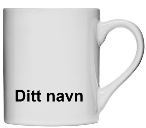 Kaffekrus Skjold Skoles Musikkorps med personlig navn på