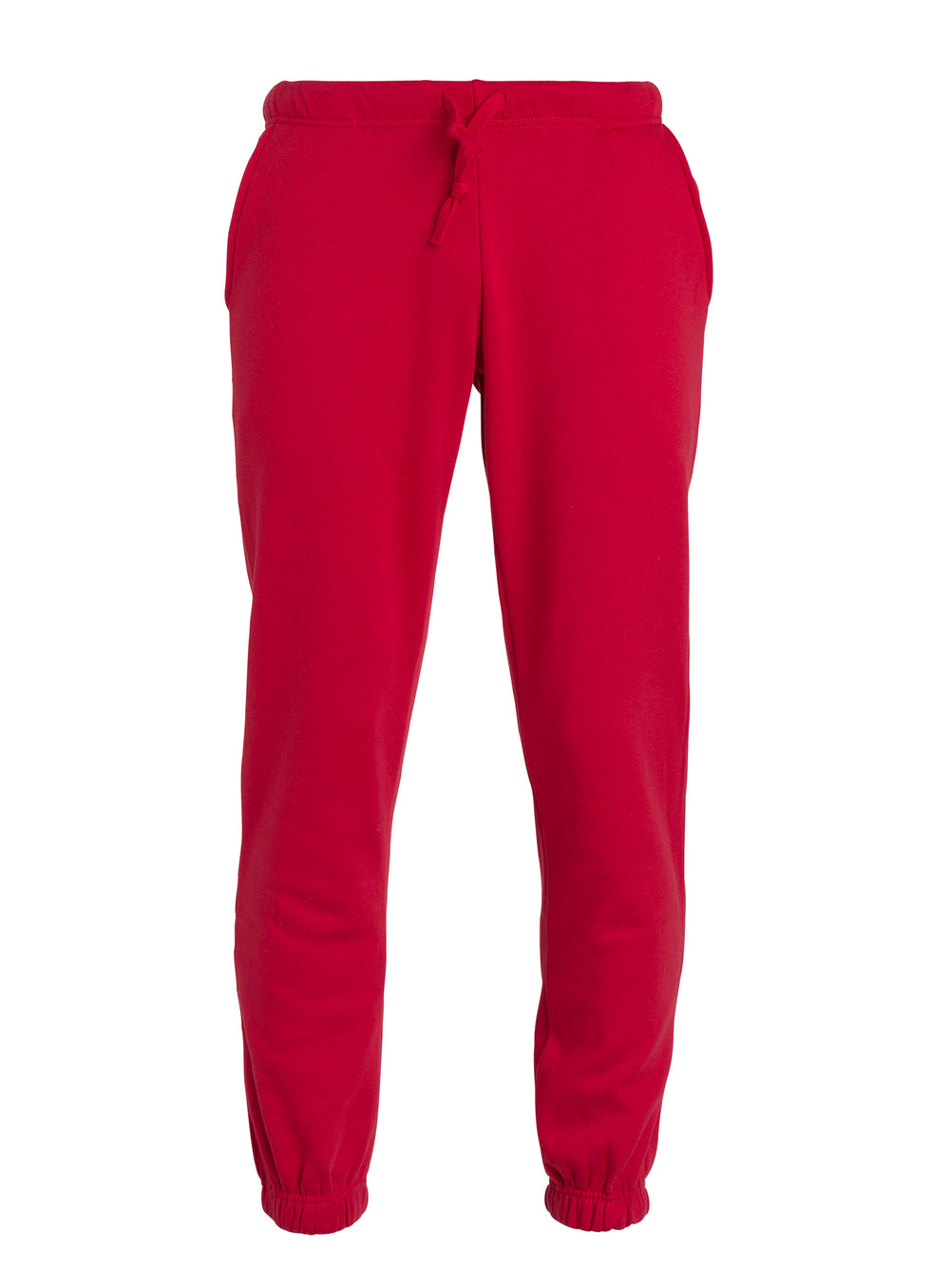 Joggebukse Clique Basic Pants Junior – uten trykk – Rød