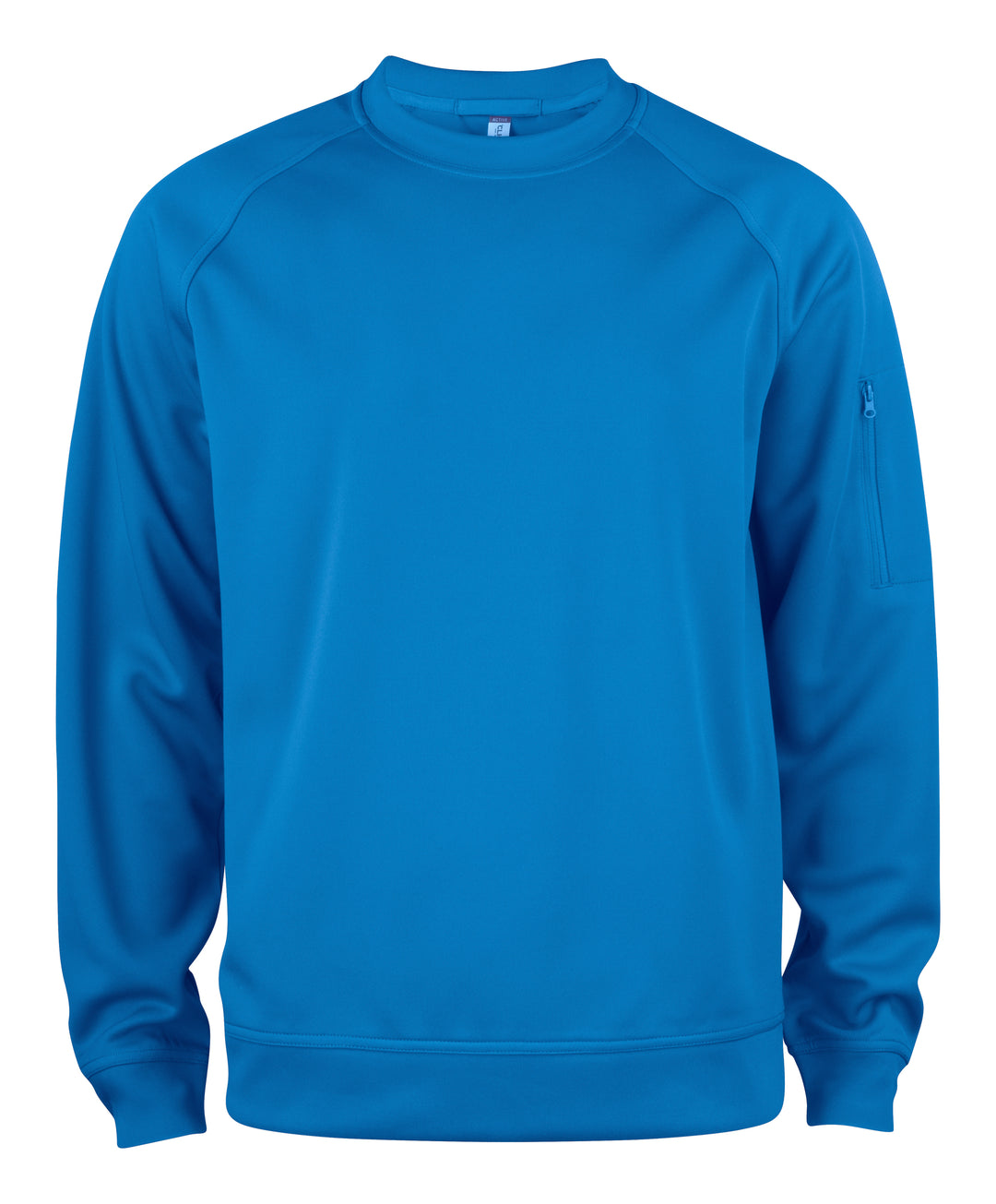Collegegenser Clique Basic Active Roundneck Herre – uten trykk – Kongeblå
