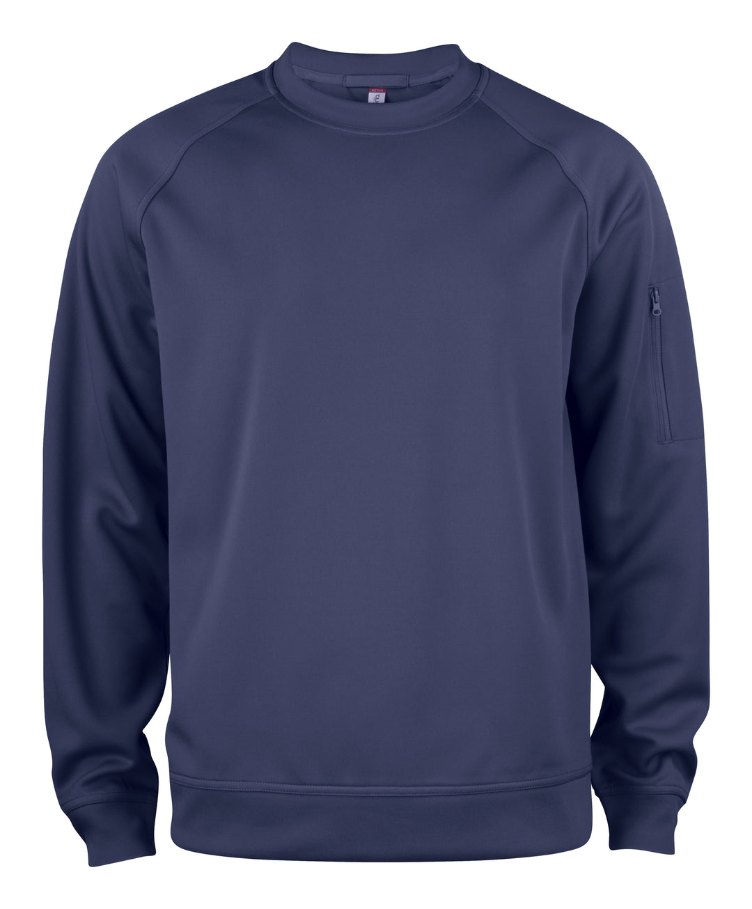Collegegenser Clique Basic Active Roundneck Herre – uten trykk – Marineblå