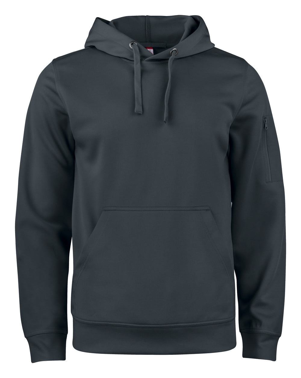 Hettegenser Clique Basic Active Hoody Herre – uten trykk – Sort