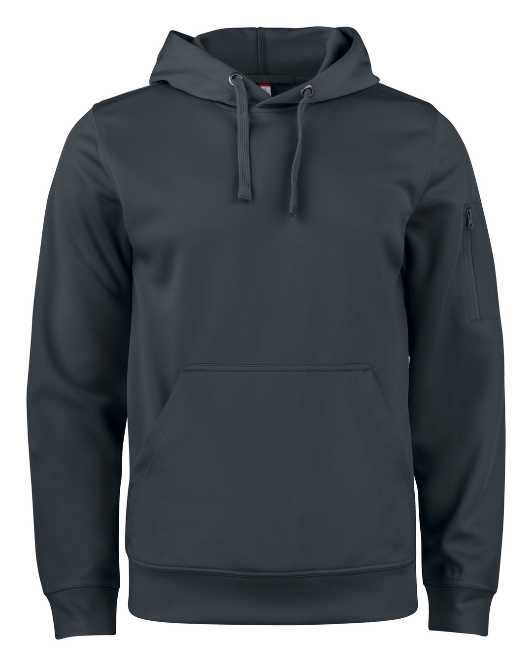 Hettegenser Clique Basic Active Hoody Herre – uten trykk – Sort