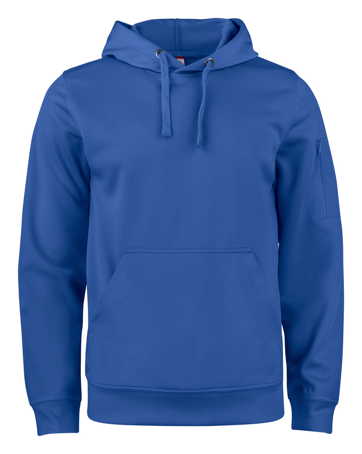 Hettegenser Clique Basic Active Hoody Herre – uten trykk – Kongeblå