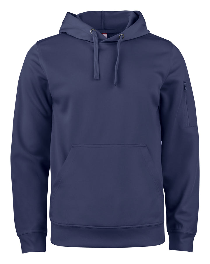Hettegenser Clique Basic Active Hoody Herre – uten trykk – Marineblå