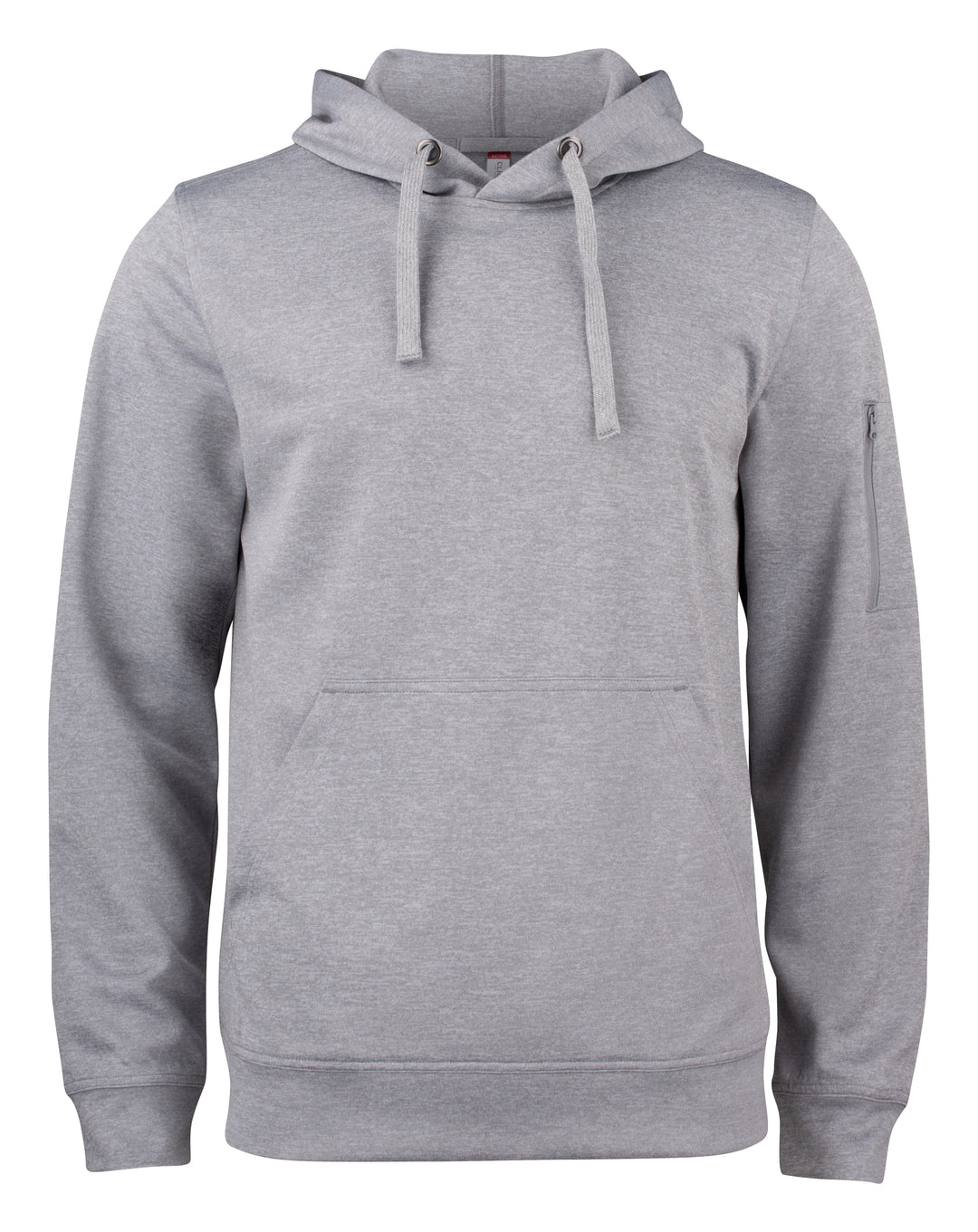 Hettegenser Clique Basic Active Hoody Herre – uten trykk – Gråmelert
