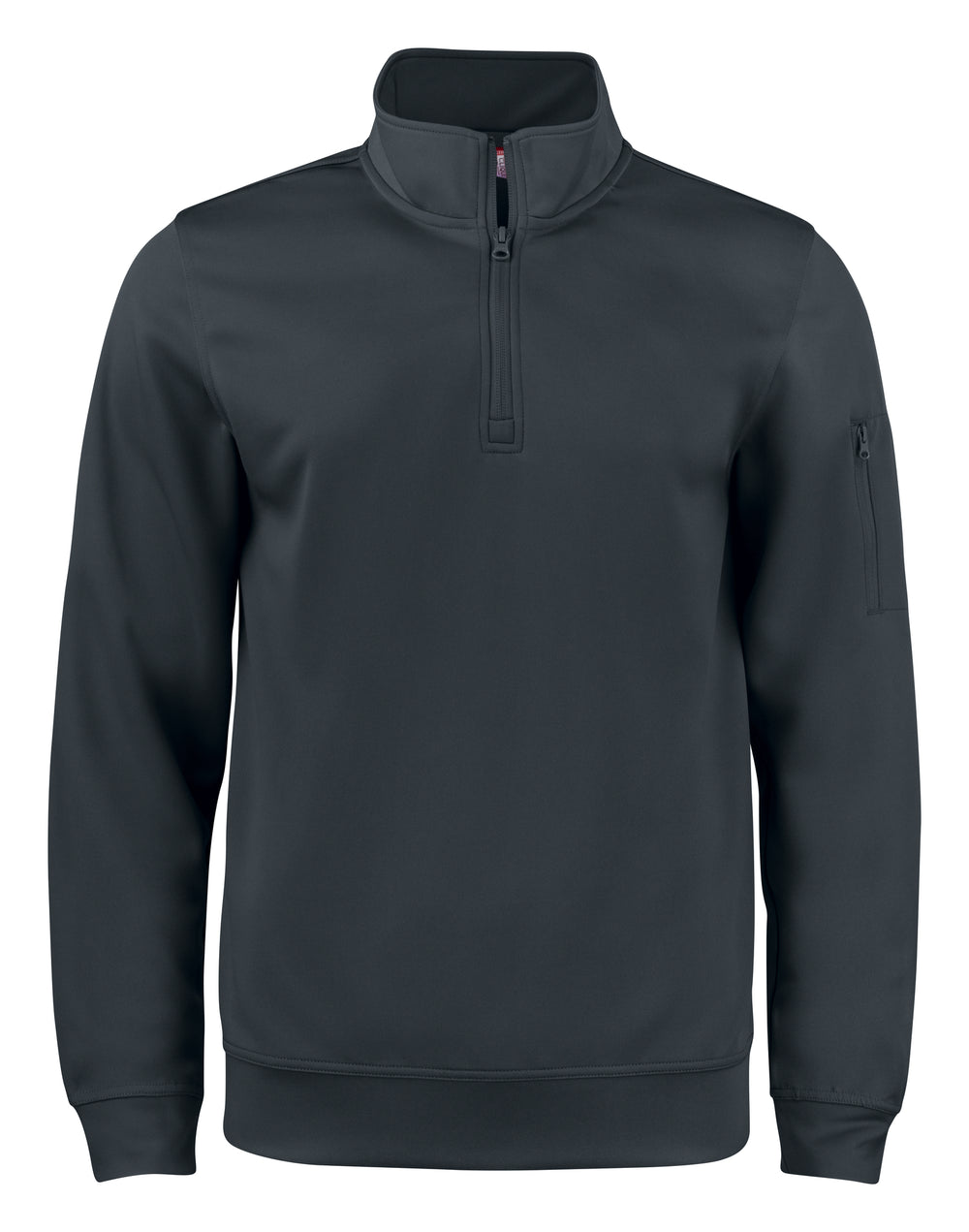 Collegegenser Clique Basic Active Half Zip Herre – uten trykk – Sort