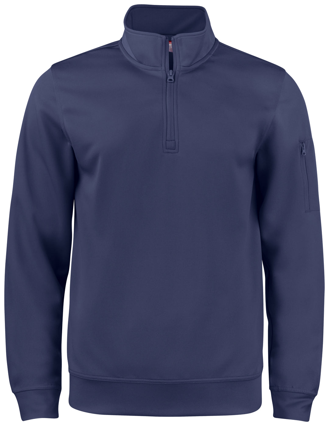 Collegegenser Clique Basic Active Half Zip Herre – uten trykk – Marineblå