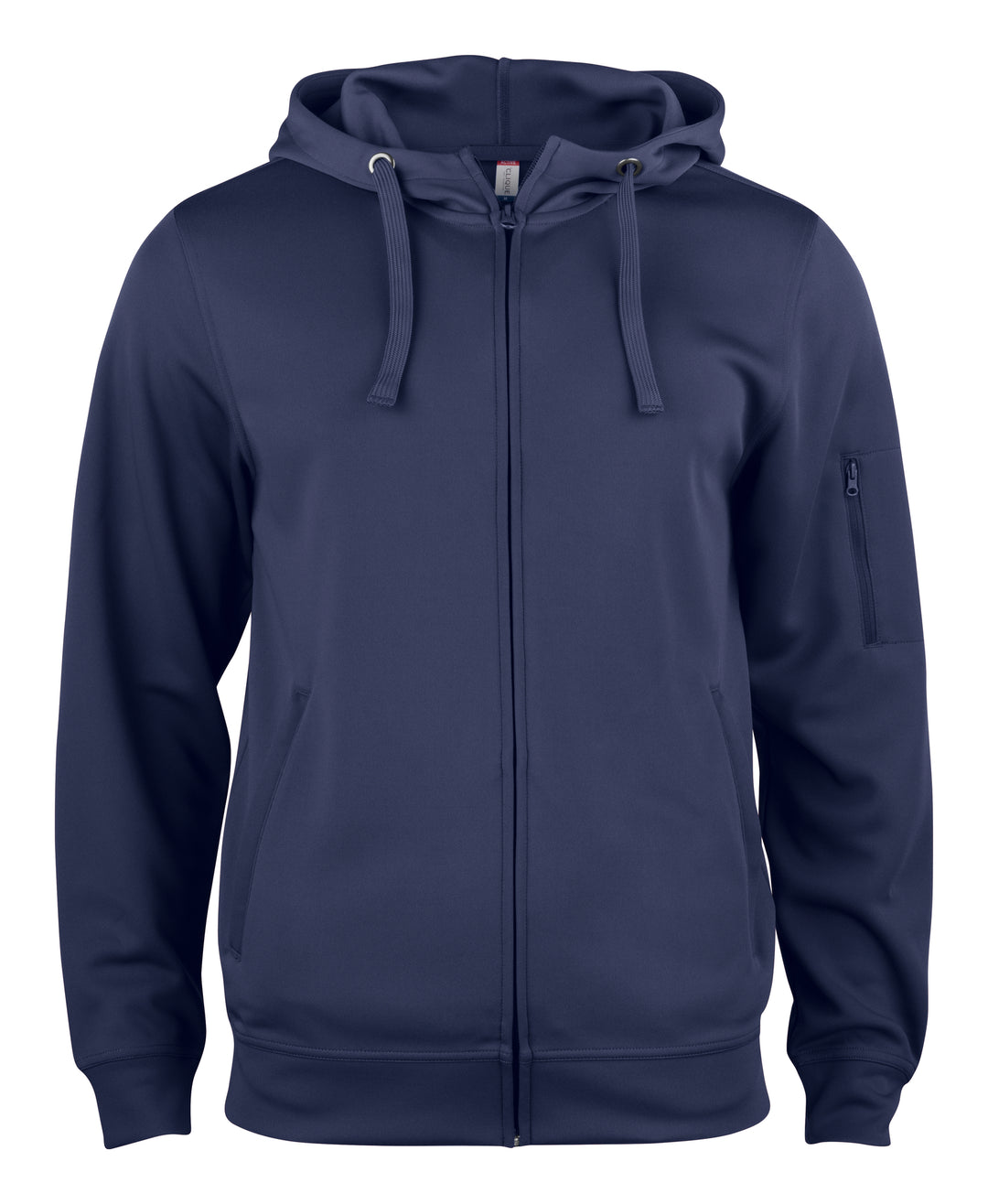 Hettejakke Clique Basic Active Hoody Full Zip Herre – uten trykk – Marineblå