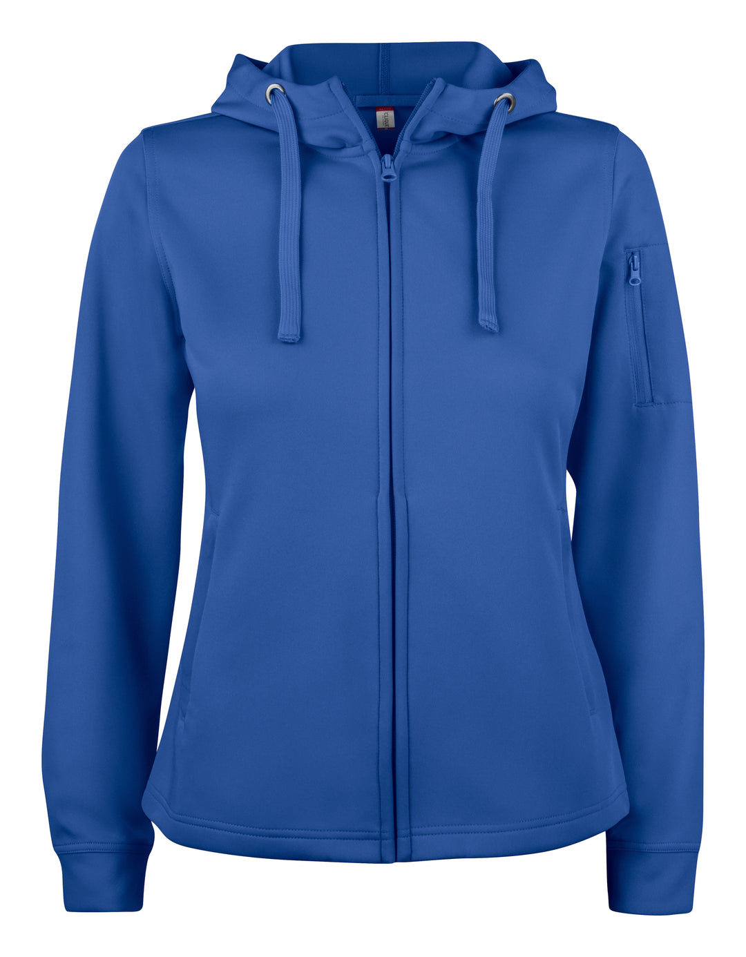 Hettejakke Clique Basic Active Hoody Full Zip Dame – uten trykk – Kongeblå
