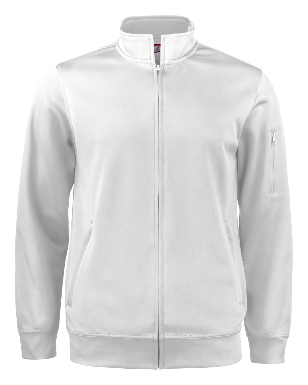Collegejakke Clique Basic Active Cardigan Herre – uten trykk – Hvit