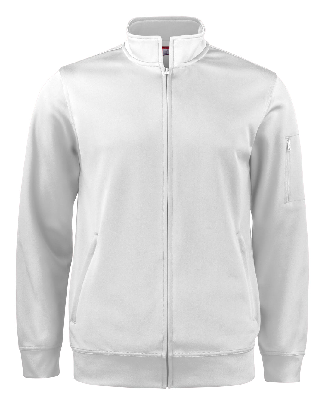 Collegejakke Clique Basic Active Cardigan Herre – uten trykk – Hvit
