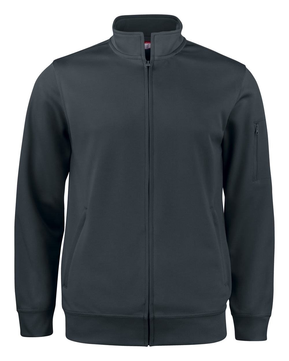Collegejakke Clique Basic Active Cardigan Herre – uten trykk – Sort