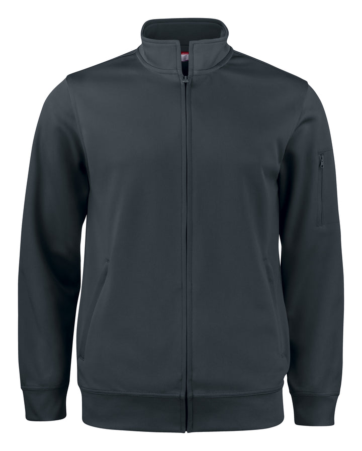 Collegejakke Clique Basic Active Cardigan Herre – uten trykk – Sort