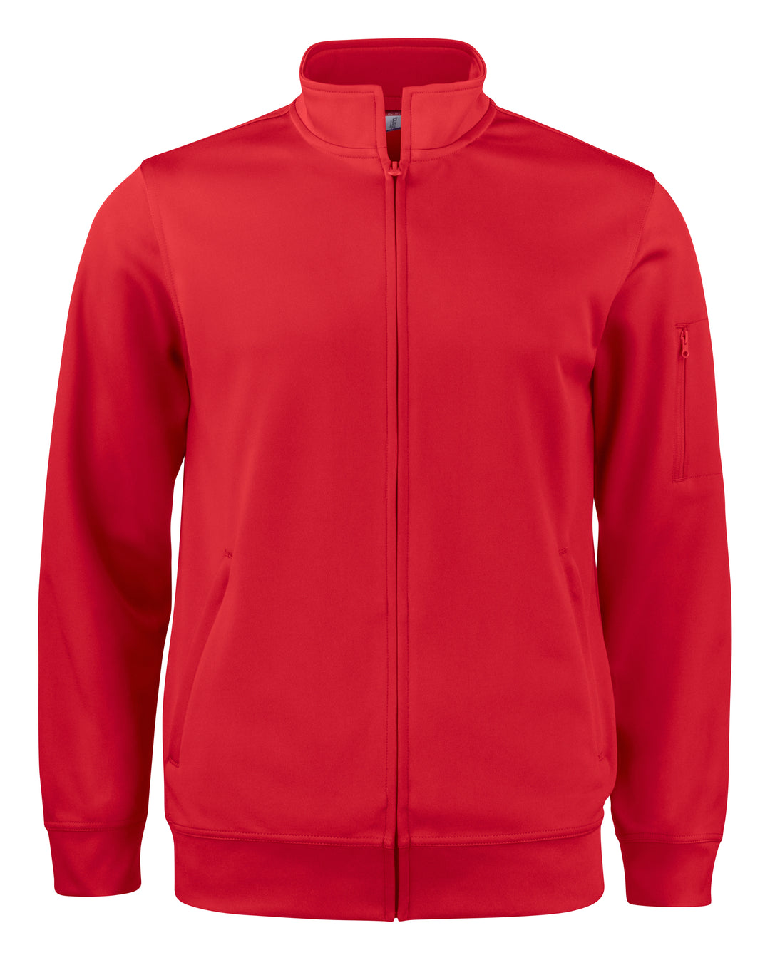 Collegejakke Clique Basic Active Cardigan Herre – uten trykk – Rød