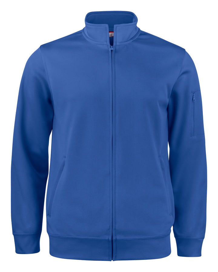 Collegejakke Clique Basic Active Cardigan Herre – uten trykk – Kongeblå