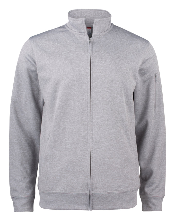 Collegejakke Clique Basic Active Cardigan Herre – uten trykk – Gråmelert