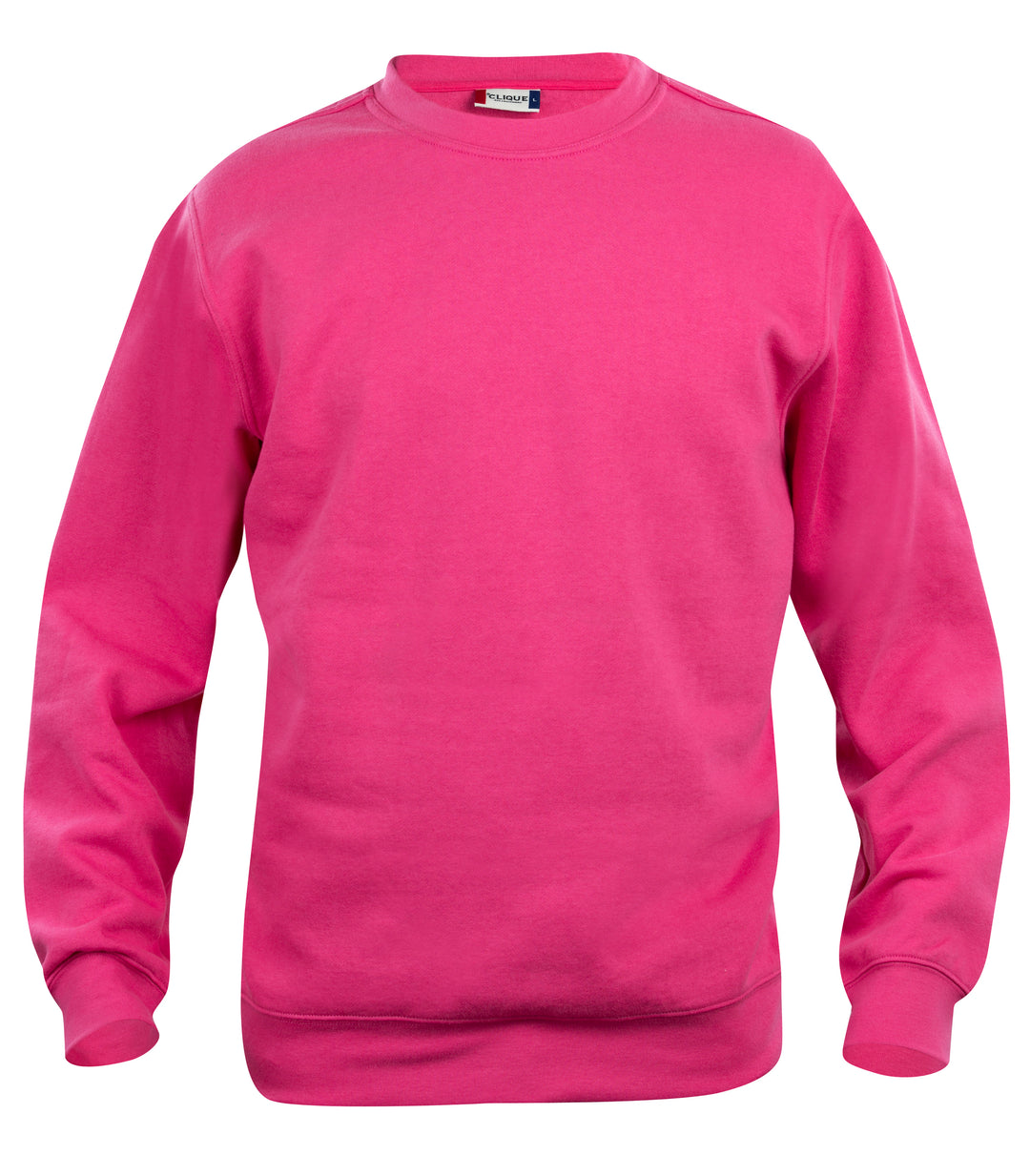 Collegegenser Clique Basic Roundneck Junior – uten trykk – Cerise