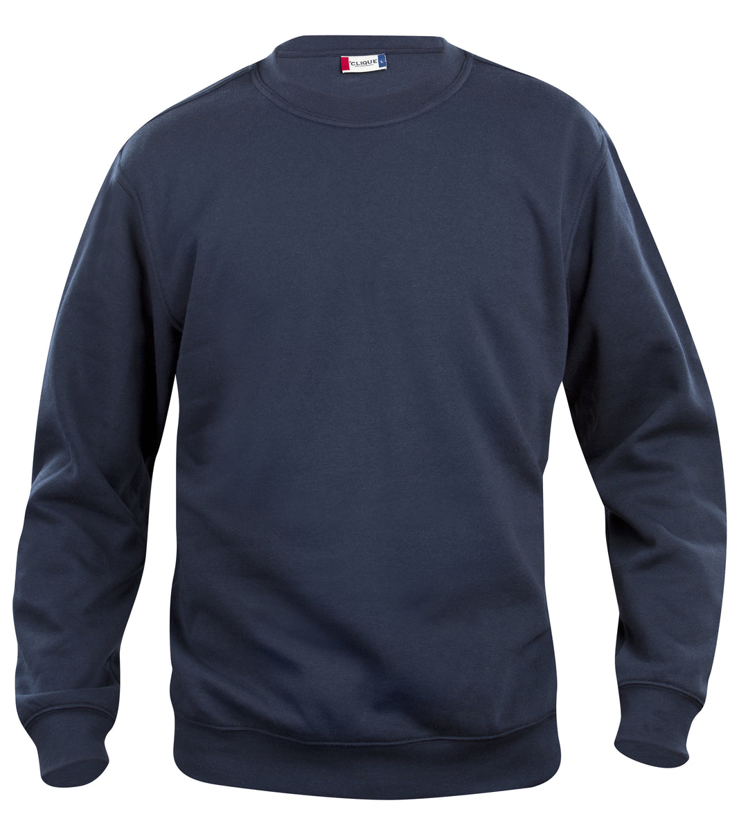 Collegegenser Clique Basic Roundneck Junior – uten trykk – Marineblå
