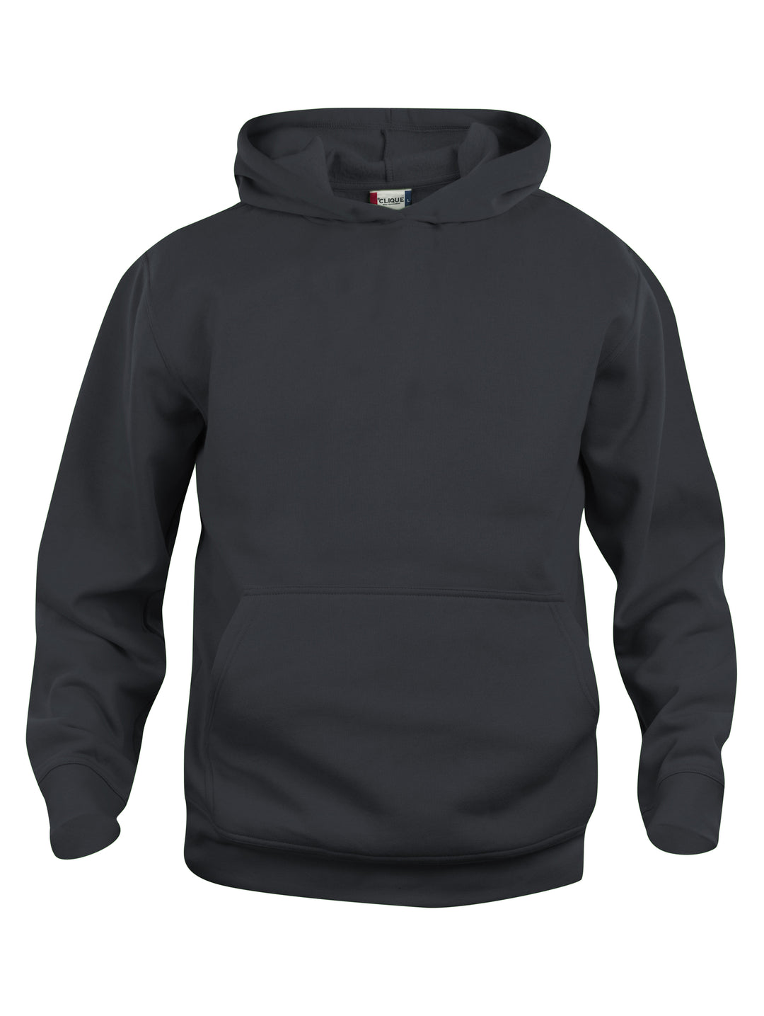 Hettegenser Clique Basic Hoody Junior – uten trykk – Sort