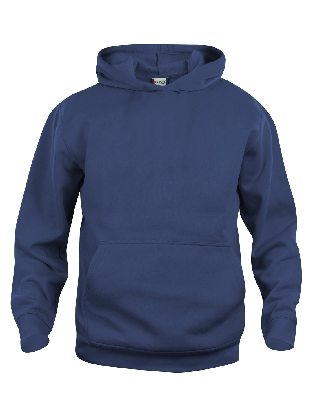 Hettegenser Clique Basic Hoody Junior – uten trykk – Marineblå