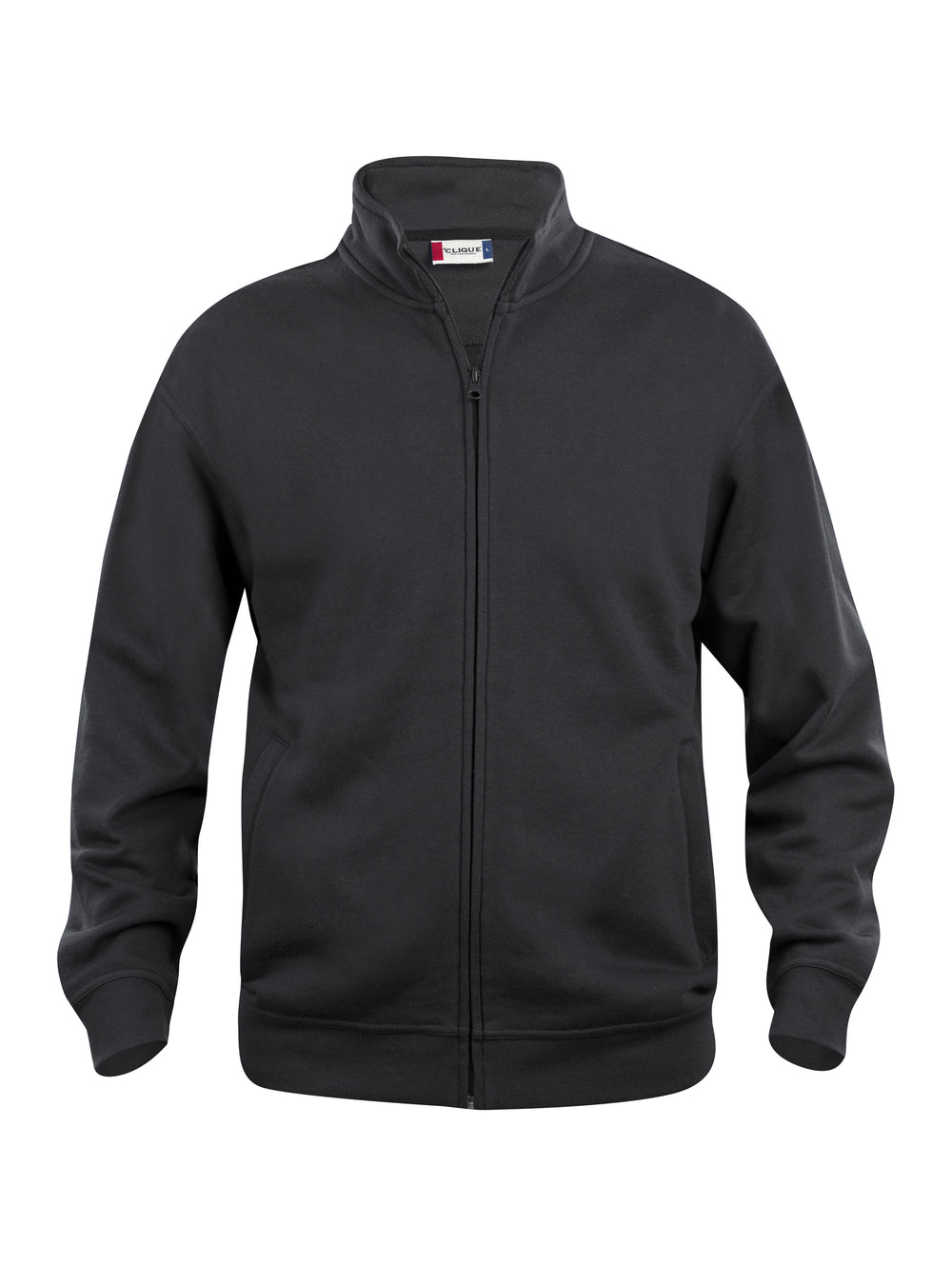 Collegejakke Clique Basic Cardigan Junior – uten trykk – Sort