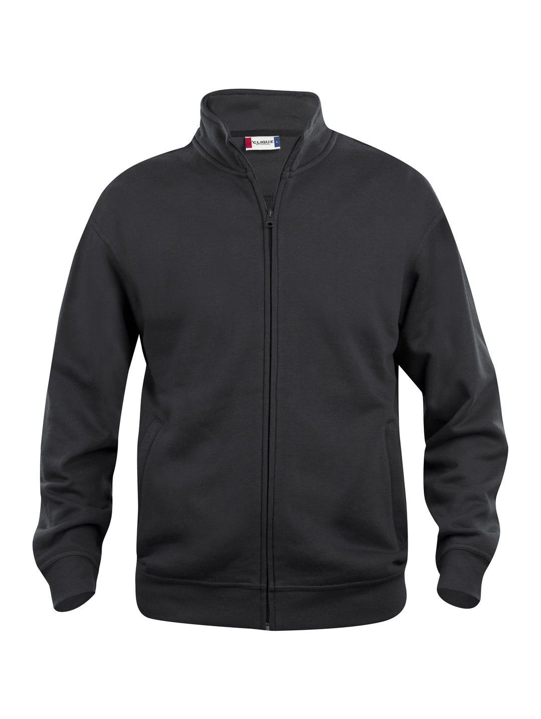 Collegejakke Clique Basic Cardigan Junior – uten trykk – Sort