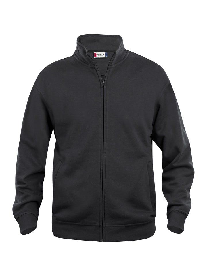 Collegejakke Clique Basic Cardigan Junior – uten trykk – Sort