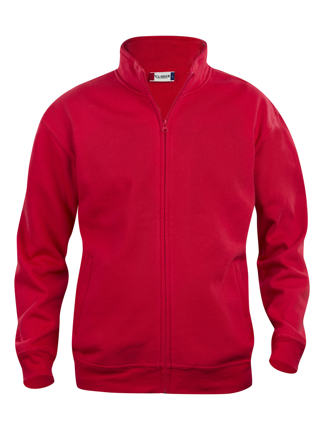 Collegejakke Clique Basic Cardigan Junior – uten trykk – Rød