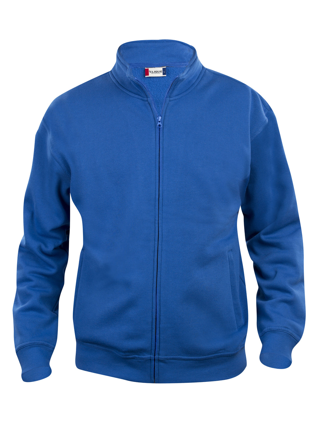 Collegejakke Clique Basic Cardigan Junior – uten trykk – Kongeblå