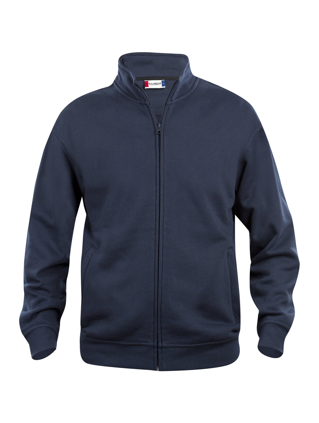 Collegejakke Clique Basic Cardigan Junior – uten trykk – Marineblå