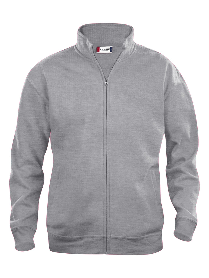 Collegejakke Clique Basic Cardigan Junior – uten trykk – Gråmelert