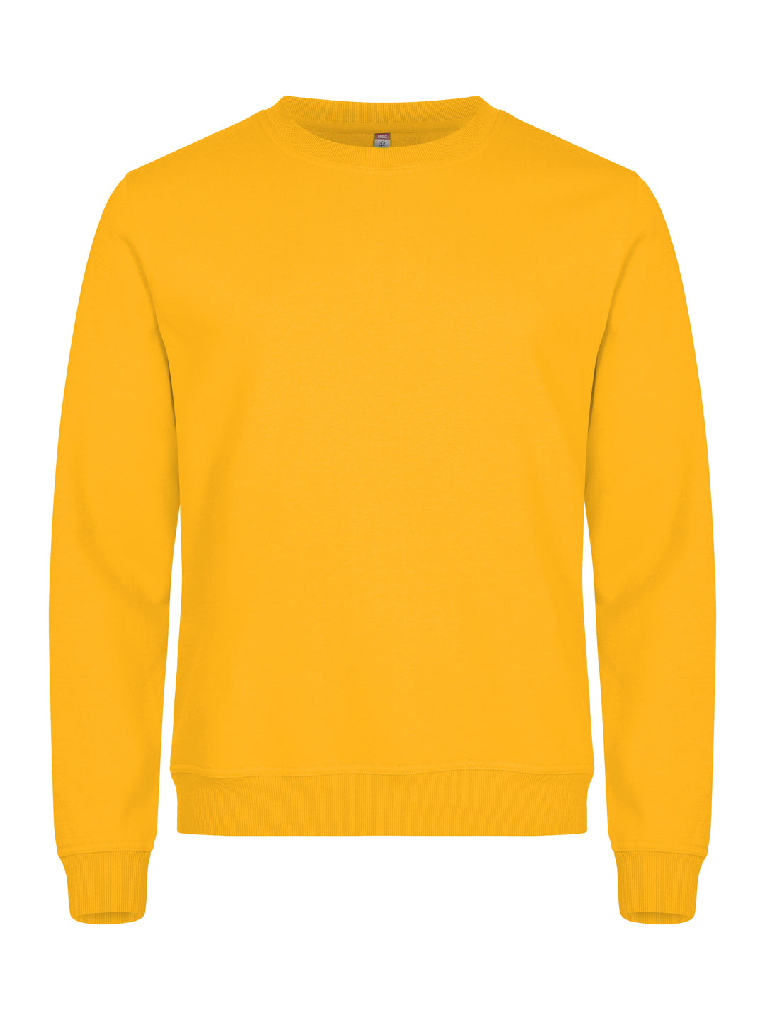 Collegegenser Clique Basic Roundneck Unisex – uten trykk – Sitrongul
