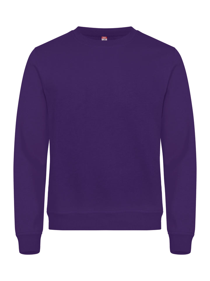 Collegegenser Clique Basic Roundneck Unisex – uten trykk – Lys lilla