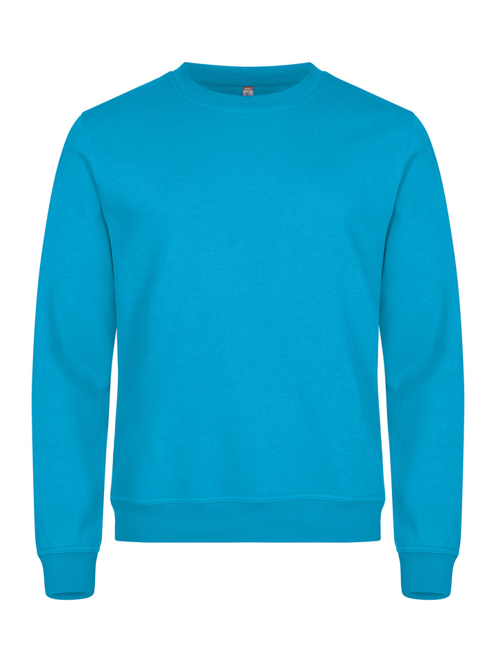 Collegegenser Clique Basic Roundneck Unisex – uten trykk – Turkis