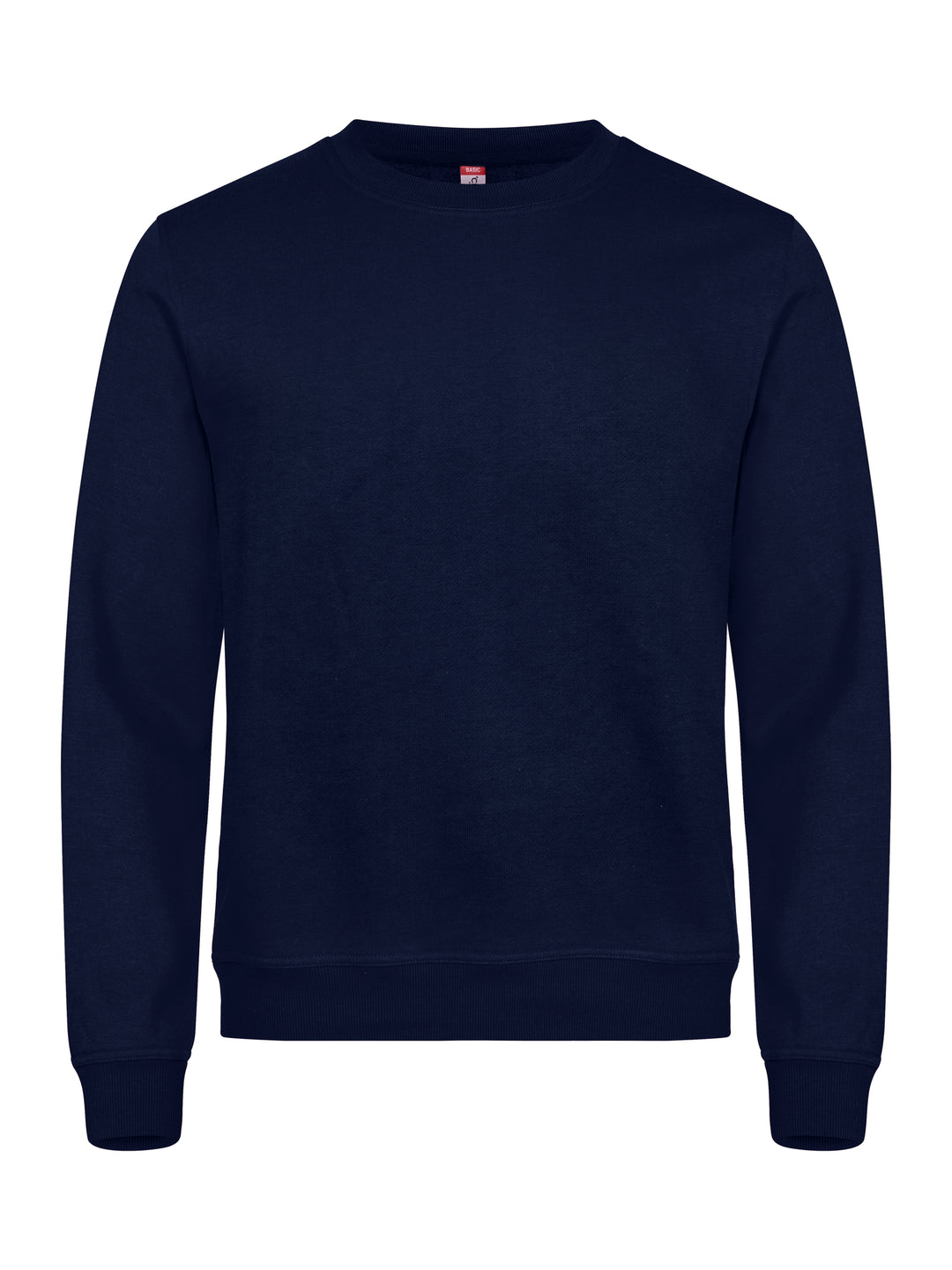 Collegegenser Clique Basic Roundneck Unisex – uten trykk – Marineblå