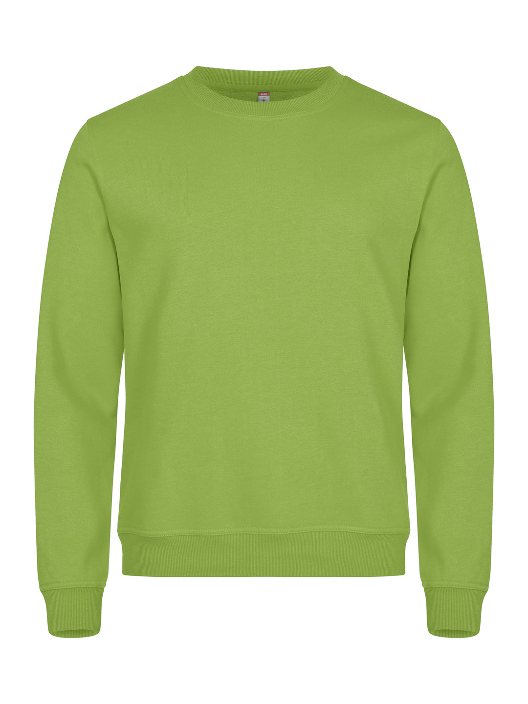 Collegegenser Clique Basic Roundneck Unisex – uten trykk – Lys grønn