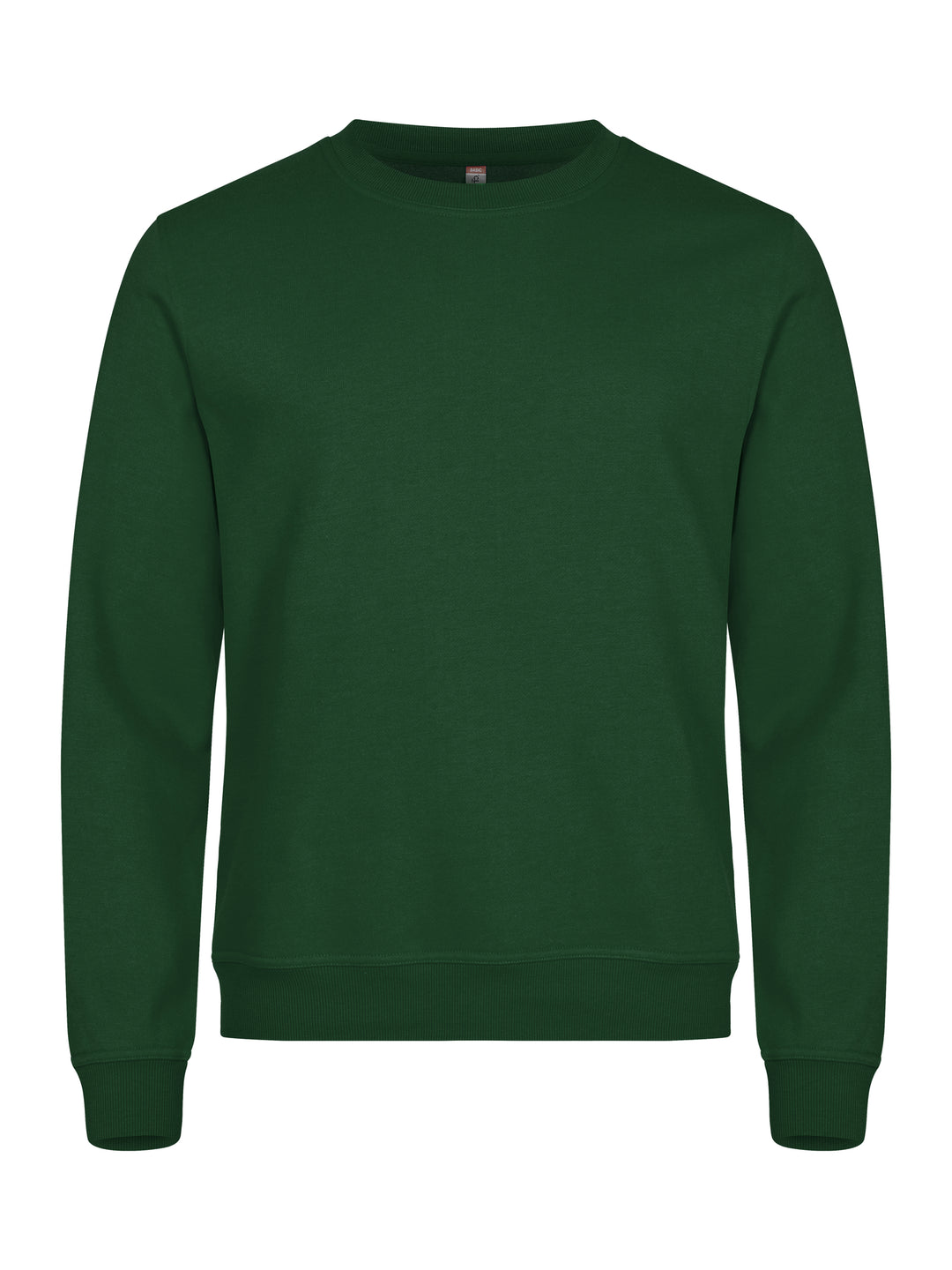 Collegegenser Clique Basic Roundneck Unisex – uten trykk – Flaskegrønn