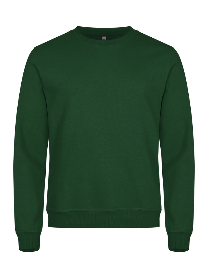 Collegegenser Clique Basic Roundneck Unisex – uten trykk – Flaskegrønn